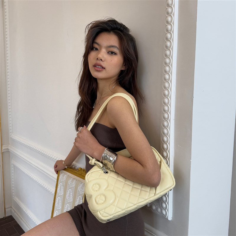 2801“万能时髦单品”康鹏单肩枕头包 不出错选择 经典百搭菱格纹