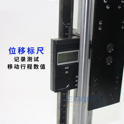 立式手摇推拉力测试架/带位移标尺拉力机架/拉力计螺旋机架试验机