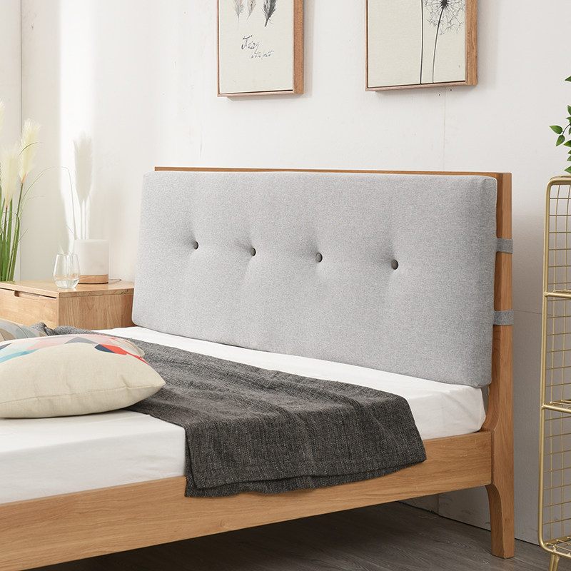 芝兰床头靠垫软包大靠背北欧风双人实木榻榻米无床头套罩拆洗乳胶,居家布艺,床头靠垫,淘宝优惠券,粉丝福利购,淘宝优惠卷