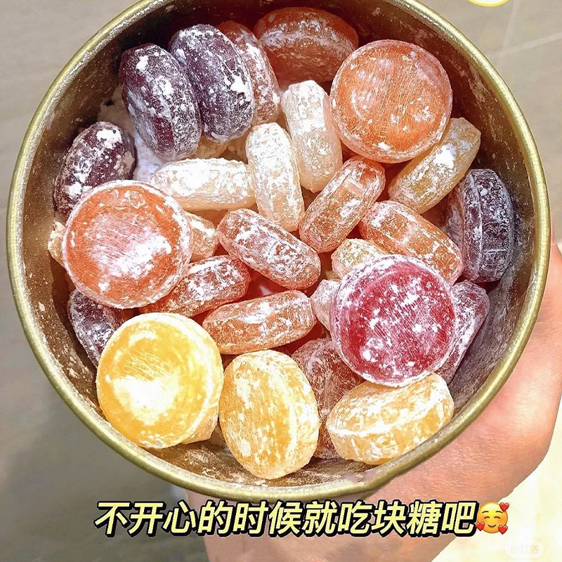 七夕送女友礼物正优铁盒糖水果糖
