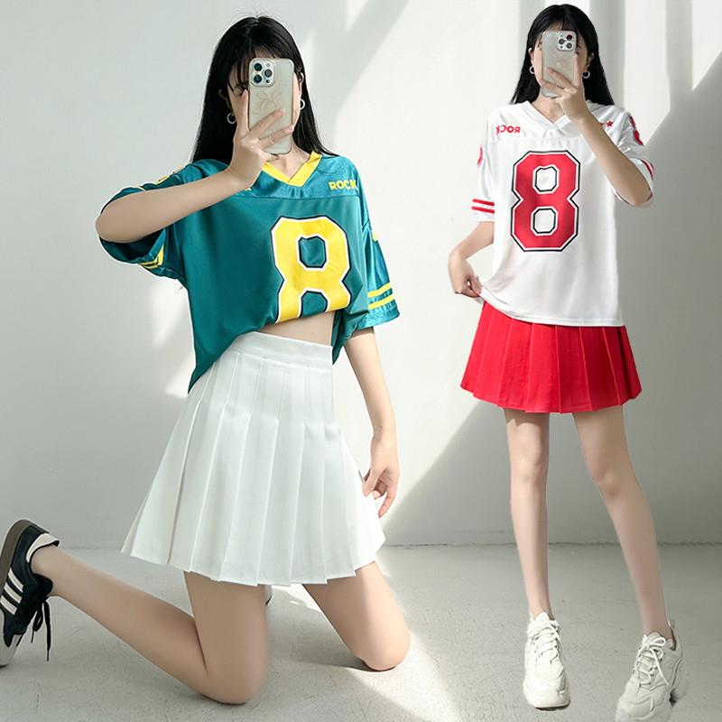 正货啦啦操拉拉队服男女团体健美操比赛演出服成人学生运动会舞蹈