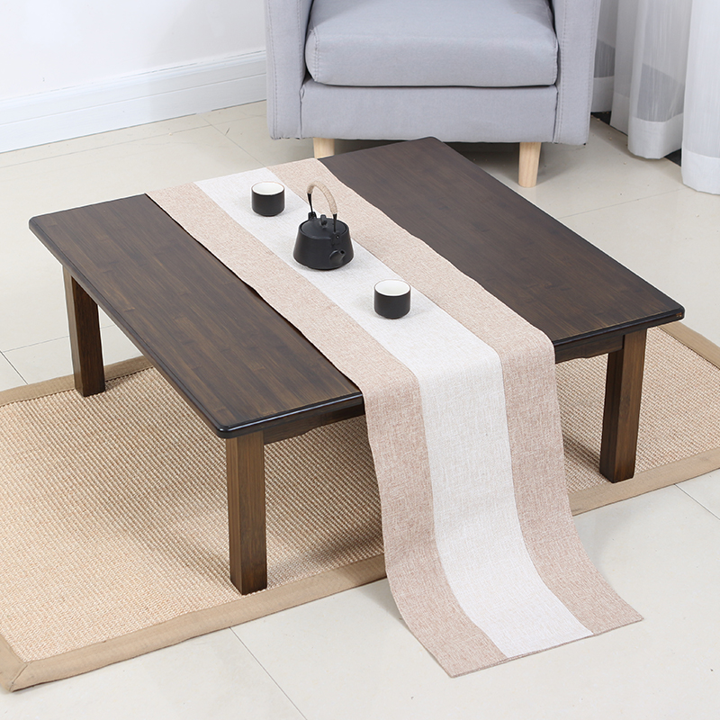 炕桌实木方桌正方形饭桌楠竹飘窗榻榻米小桌子家用床上桌地桌矮桌