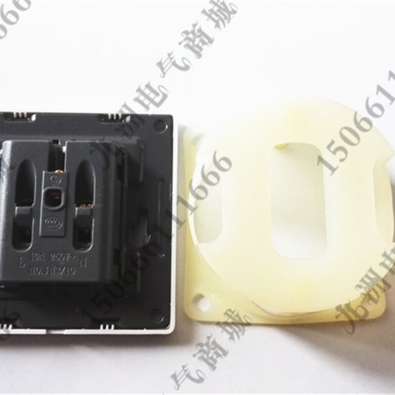 泰航海星船用舱室五孔5孔防水插座CZE2-2B-2N暗装250V带暗盒10A