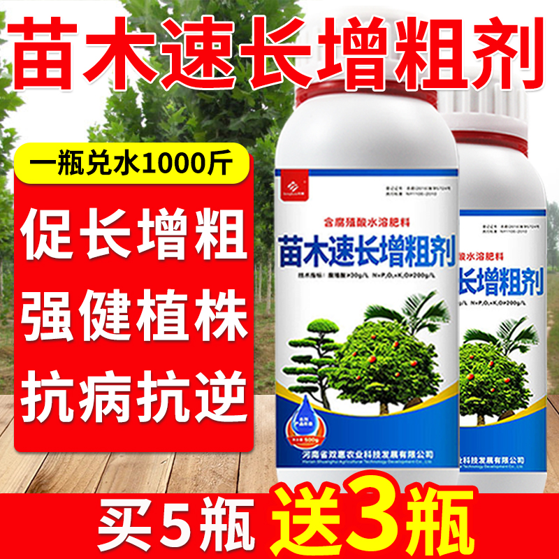 苗木速长增粗剂叶面肥果树杨树桉树油茶树生根剂树苗树木增长肥料
