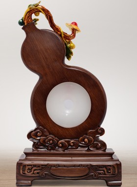 葫芦琉璃玉摆件家居客厅酒柜装饰品店铺开业新房乔迁礼品新婚礼物