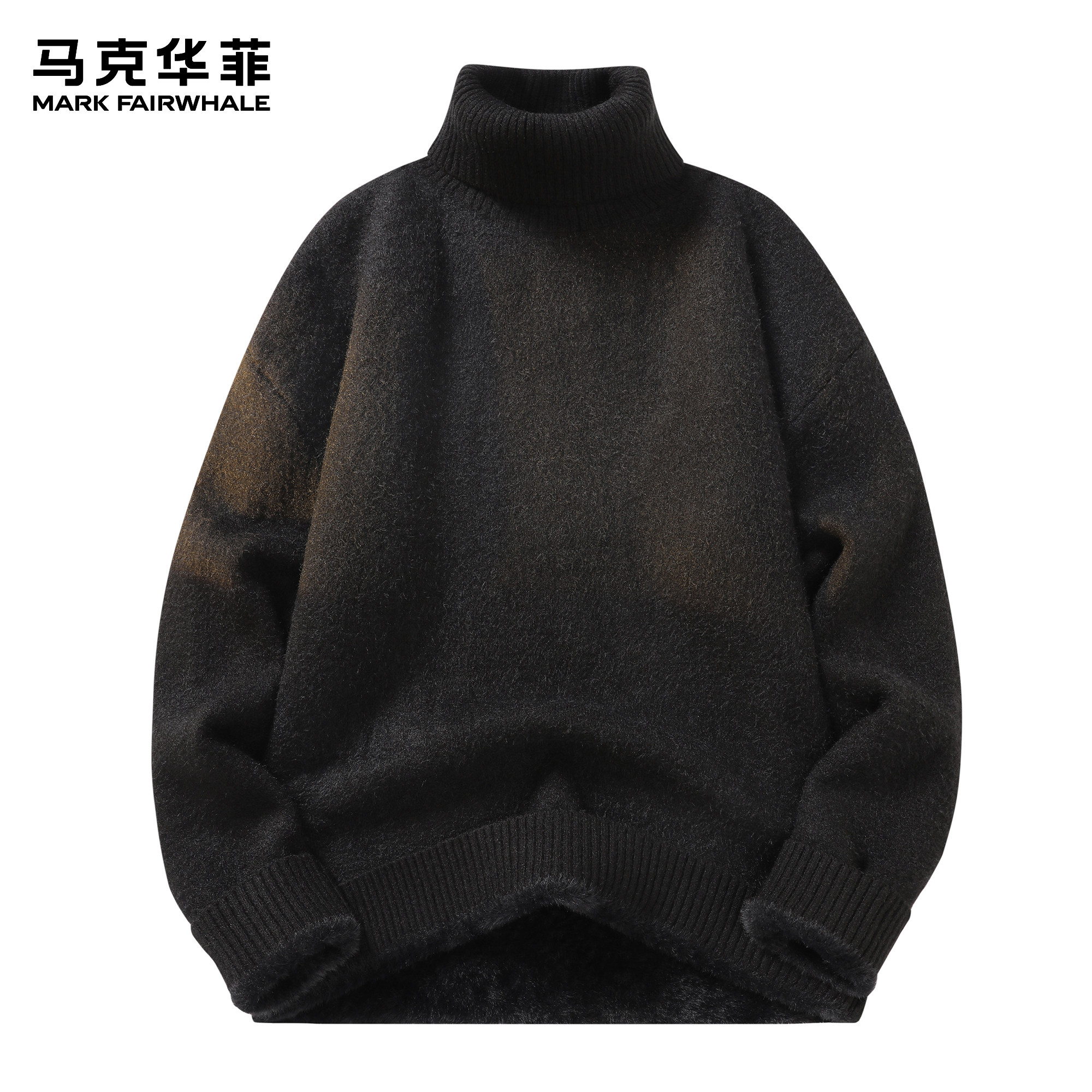 马克华菲毛衣男2026新款潮流复古高领保暖加绒加厚纯色宽松针织衫,男装,针织衫/毛衣,淘宝优惠券,粉丝福利购,淘宝优惠卷