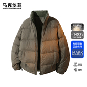 新款 马克华菲短款 羽绒服男冬季 潮牌日系复古户外鸭绒保暖宽松外套