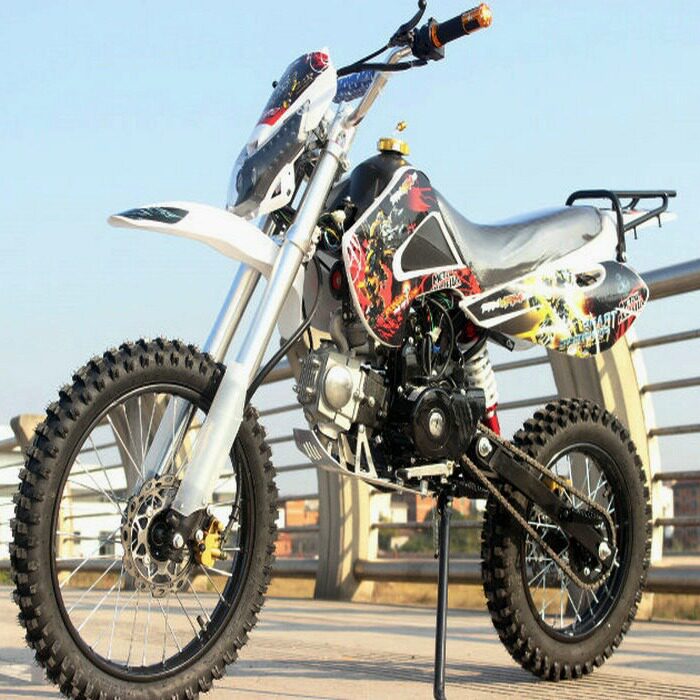 电启动高瓦赛高配越野车川骑款大坐垫LED大灯越野摩托车125CC