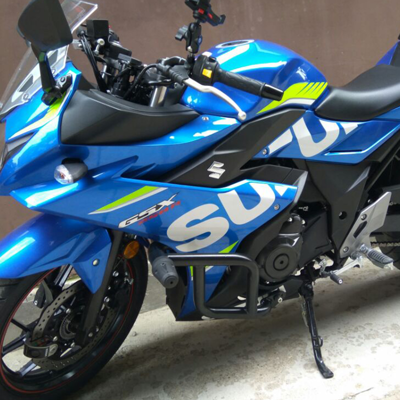 适用于铃木GSX250R防摔杠保险杠改装护杠摩托车特技防摔棒一字杠
