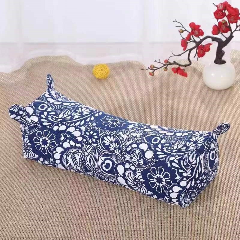 大号虎头粗布枕套颈椎护颈枕芯套学生儿童卡通小老虎枕套保健枕兜