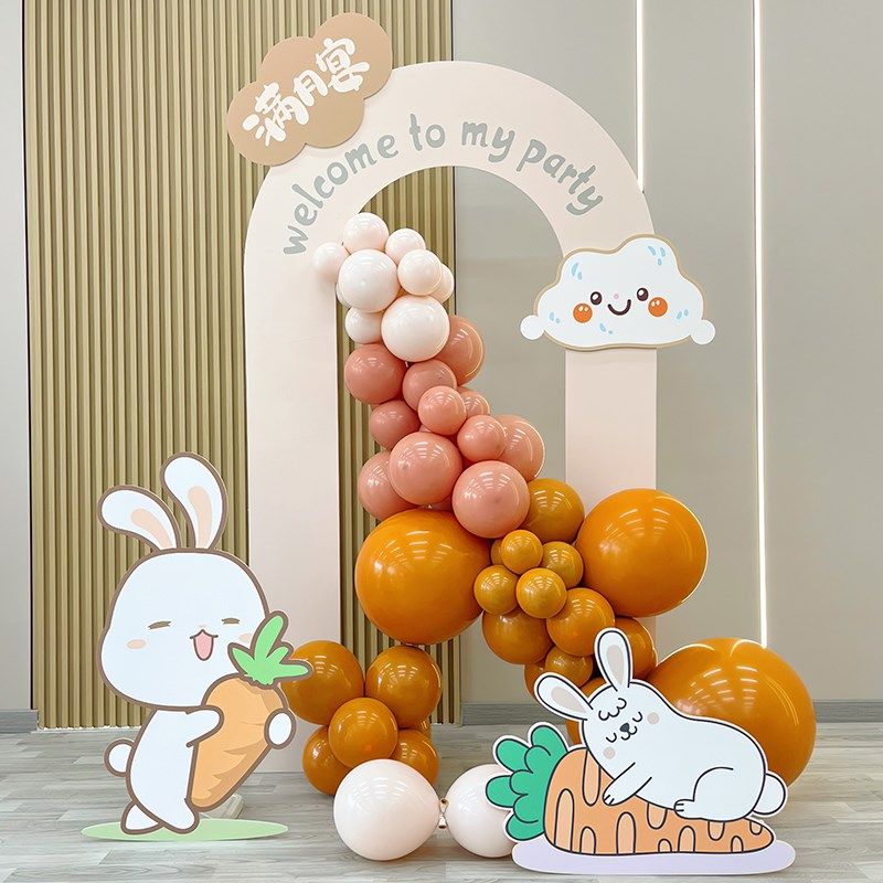 周岁生日布置 男女兔宝宝一周岁装饰场景背景墙套餐宴会kt板定制,节庆用品/礼品,气球,淘宝优惠券,粉丝福利购,淘宝优惠卷