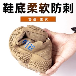防砸防刺穿耐磨牛筋底工作防护劳保鞋 休闲劳保鞋