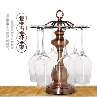 欧式 倒挂架家用红酒架酒柜摆件架子 创意简约个性 高脚杯红酒杯架