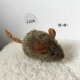猫咪毛绒仿真小老鼠电子发声吱吱叫玩物自嗨解闷互动逗猫抓老鼠
