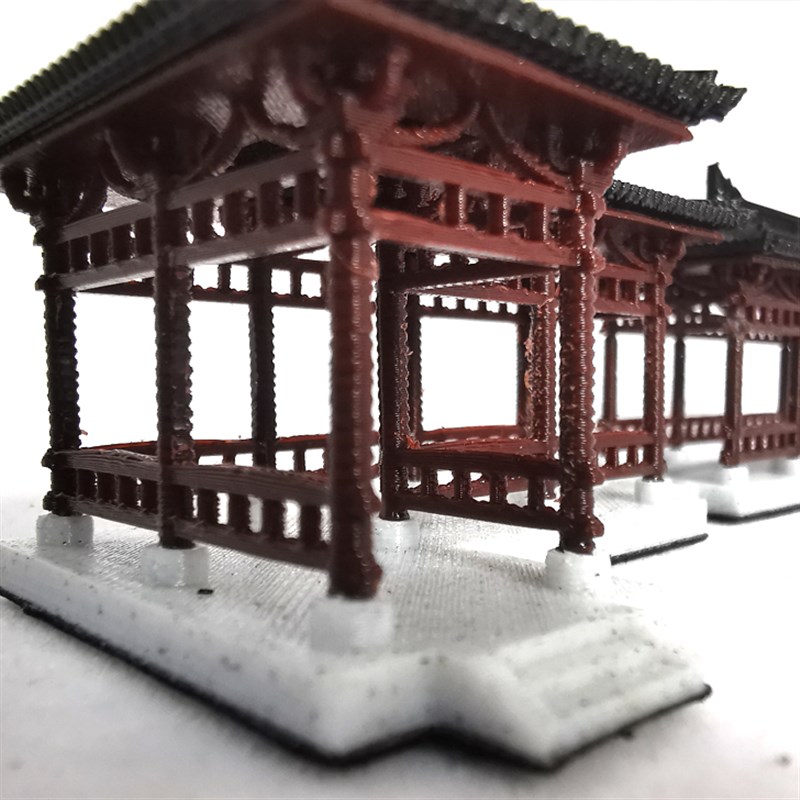 钰书房盆景假山摆件凉亭微景观枯山水装饰长廊模型尺寸造型可定制
