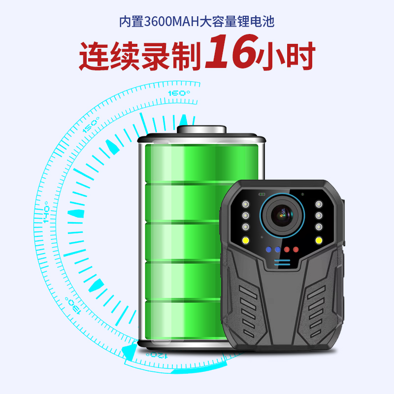 执法记录仪高清专业工作执法仪4K高续航胸前佩戴现场执法记录器仪