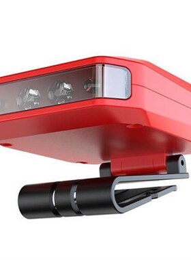 夜钓感应头灯强光超亮头戴式装备充电钓鱼U灯夹帽灯上饵灯