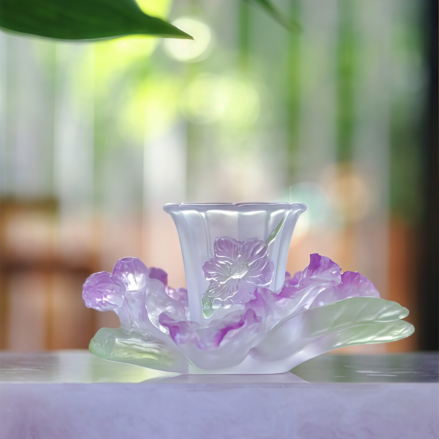 古法琉璃十二花神主人杯节日礼物