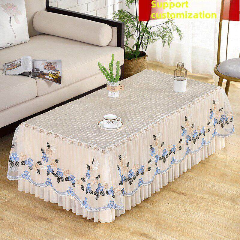 茶几套全包台布网红长方形电视柜客厅布艺套茶机布艺垫台布家