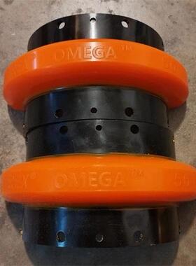 空压机 欧米茄联轴器 E20E30E40覆合联轴塑胶垫胶套寿力 半圆轮胎