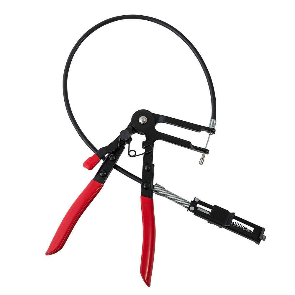 长线可弯式喉式管束夹钳汽车水管卡箍钳管子钳 带线钳汽修工具
