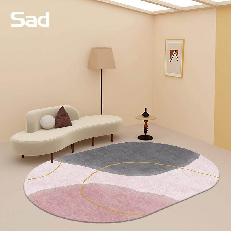家用地毯沙发茶几地垫椭圆ins网红少女满铺大面积客厅卧室床边毯,居家布艺,地毯,淘宝优惠券,粉丝福利购,淘宝优惠卷