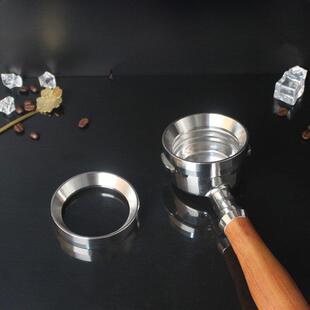外卡咖啡接粉环带磁防飞粉圈咖啡机手柄51/53/58mm布粉器压粉防撒