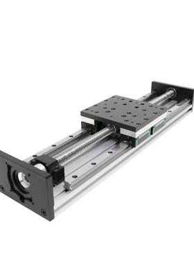 H150BD线性重型直线模组双线轨滚珠丝杆导轨滑台可装风琴罩水平