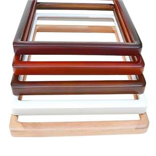 圆角实木画框书画框中式画框国画字画框定制实木画框简约