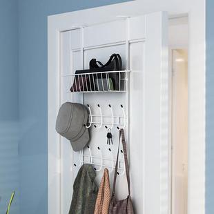 门后挂钩加长免打孔门挂钩门后挂架门后收纳置物架挂篮门后挂衣架