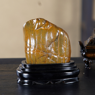 顶爷天然原石奇石【袈裟古佛】广西大化石收藏观赏镇宅靠山石摆件