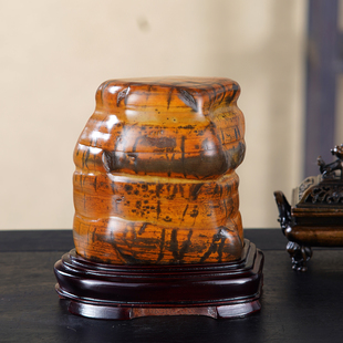 顶爷天然原石奇石【金层岁绘】广西大化石收藏观赏镇宅靠山石摆件