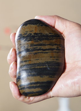 顶爷奇石原石靠山石把玩收藏摆件