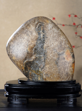 顶爷奇石原石靠山收藏卡瓦石摆件