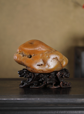 顶爷奇石原石靠山石装饰收藏摆件