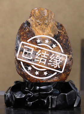 顶爷奇石原石靠山收藏九龙壁摆件