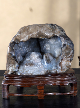 顶爷奇石原石靠山收藏玛瑙石摆件