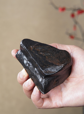 顶爷奇石原石靠山收藏戈壁石摆件