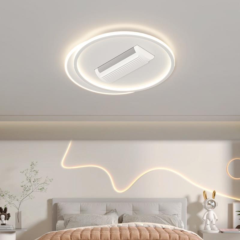 中山现灯具175无叶风扇灯吸顶客厅灯代简约卧室吊扇025灯2新款屋