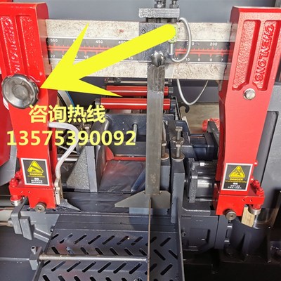 带锯床配件大全4028导向臂手轮 数控4D232挂脚锁紧螺丝螺杆 GB423