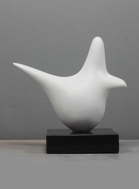 雕塑艺术摆件大装饰品展示柜客厅工艺品高极感轻奢高档大气上档次