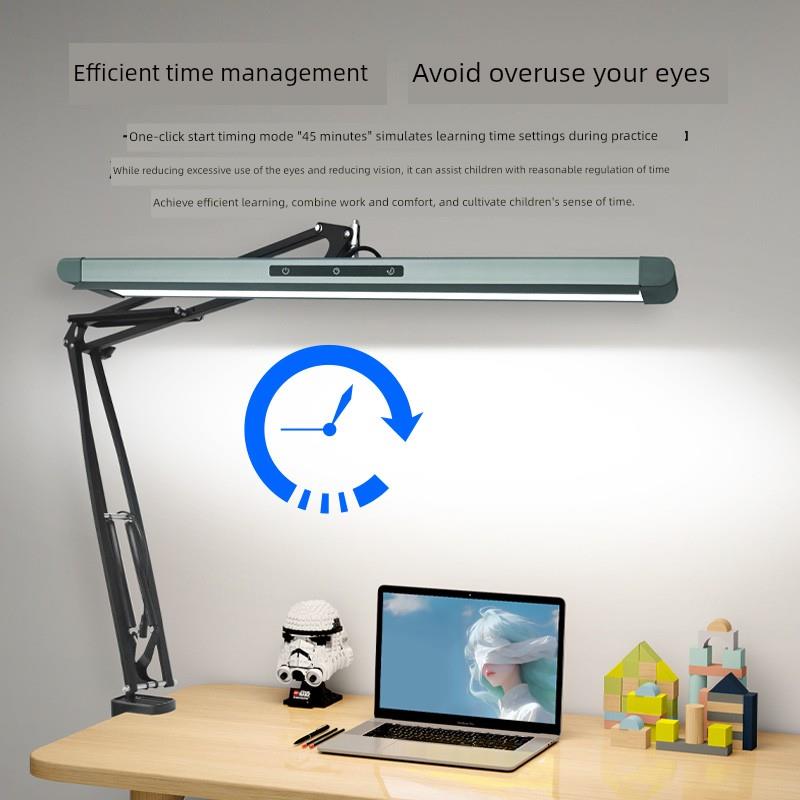 模型制作台灯修理绘画设计学习工作办公室Led护眼桌面夹长臂无影