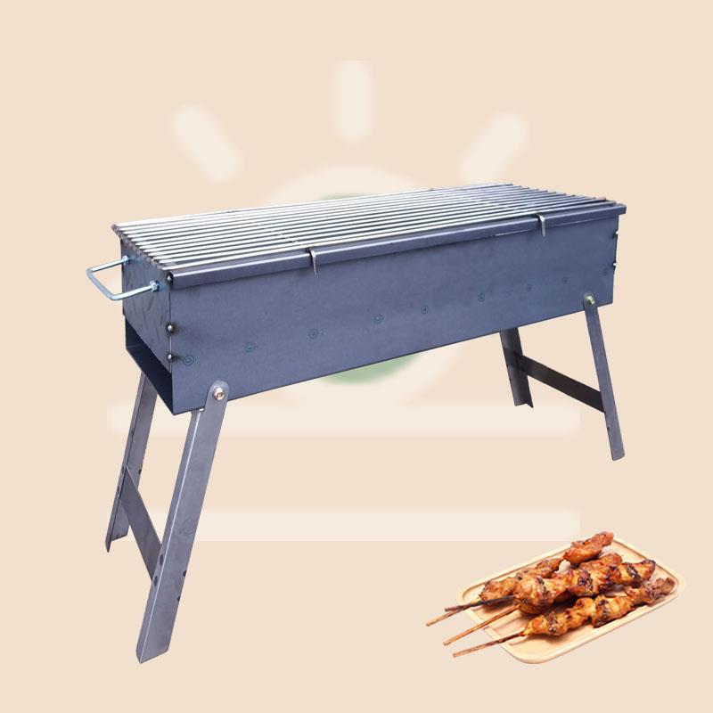 加厚烧烤架户外炉子家用木炭支架式烤串工具碳烤炉不锈钢网耐烧