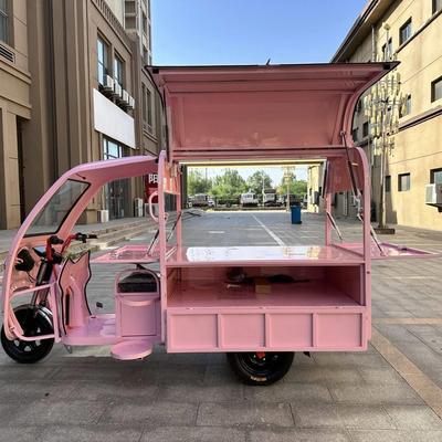 电动三轮三轮车多功能餐车移动摆摊流动炸串卤菜早点早餐夜市小吃