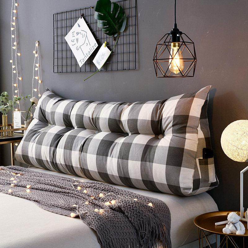 床头板靠垫软包三角双人大靠背护腰靠背枕榻榻米床上大靠垫长靠枕,居家布艺,床头靠垫,淘宝优惠券,粉丝福利购,淘宝优惠卷