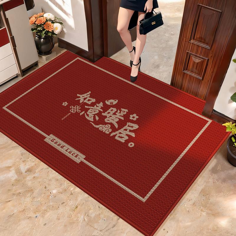 入户门地垫门垫入门户脚垫子进门地毯大门口2025新款红色脚踏垫子