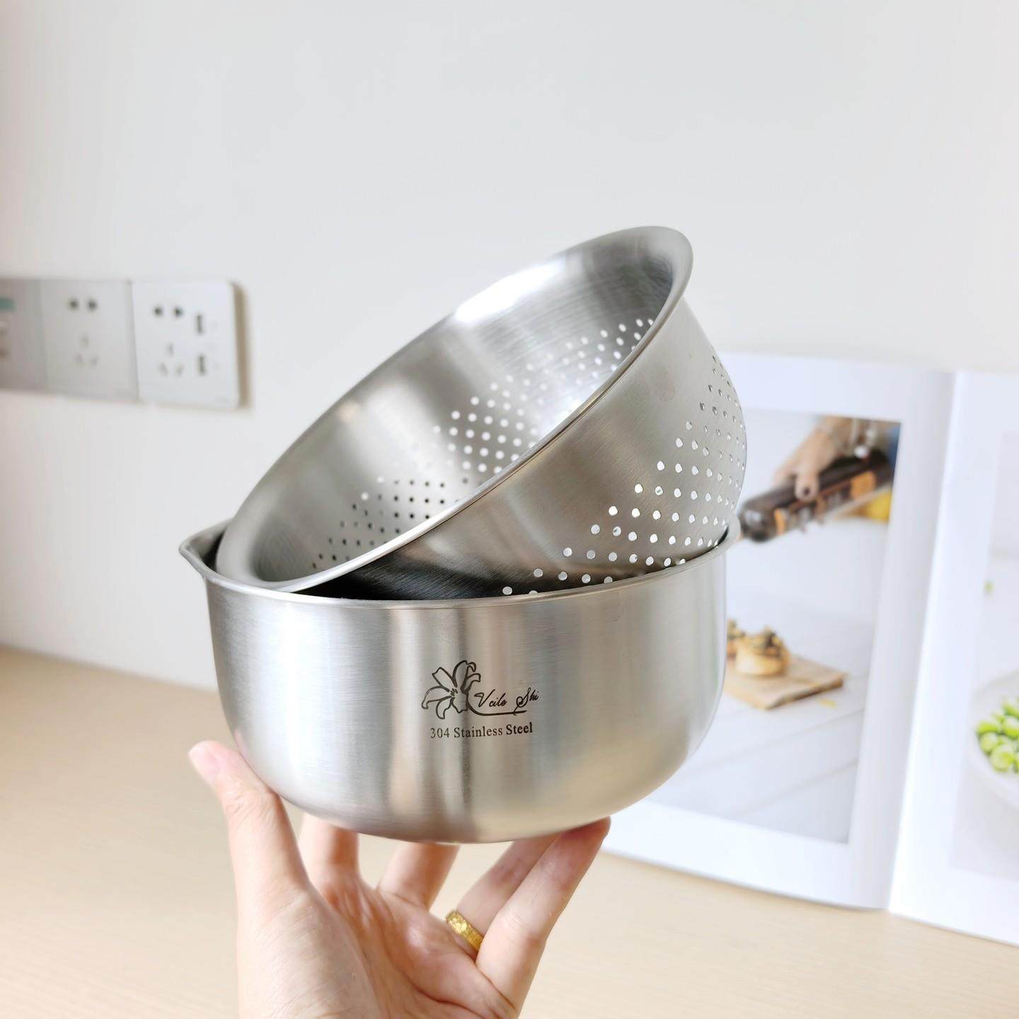 304不锈钢沥水盆淘米洗菜漏盆水果篮加厚和面打蛋装汤调料盆子,餐饮具,洗菜盆/沥水篮/漏水筛,淘宝优惠券,粉丝福利购,淘宝优惠卷