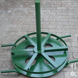 放线车平地卧式放线车六角放线器3-8吨单双层板快速电缆盘放线架
