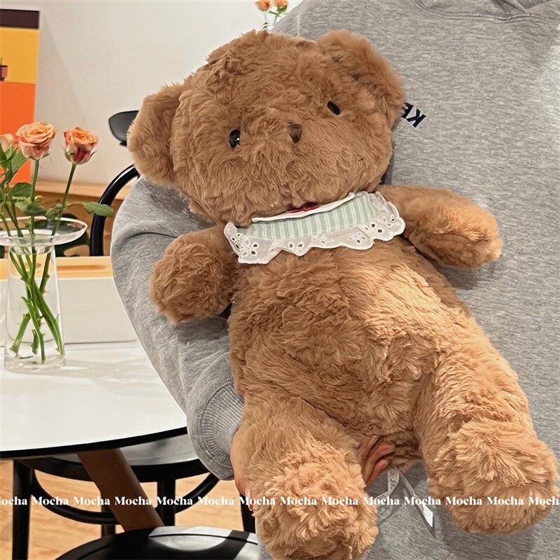 网红可爱棕熊少女心公仔毛绒玩具毛茸茸布娃O娃儿童玩偶送女生礼