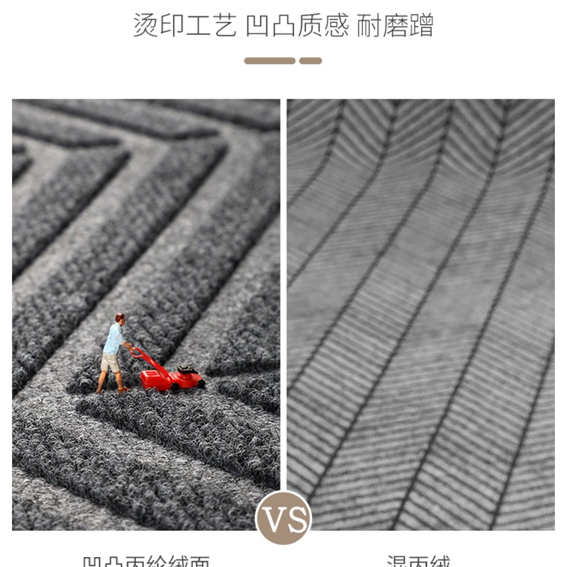 入户门进门地垫家用别墅大门口玄关脚垫户外门前蹭土防滑加厚地毯